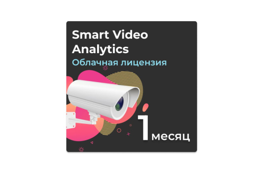 Изображение Облачная лицензия Smart Video Analytics на 1 месяц