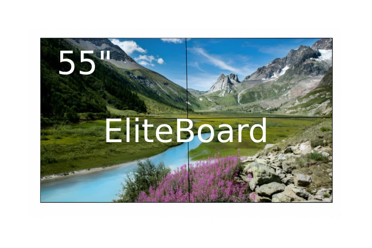  Фото видеостена 2x2 eliteboard 55" pk555fdln - фото 1