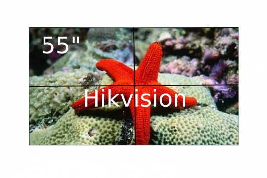 Изображение Видеостена 2x2 Hikvision 55" DS-D2055LR-G