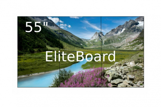 Изображение Видеостена 3x2 EliteBoard 55" BB558FCBED