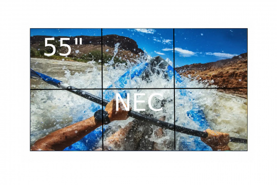 Изображение Видеостена 3x2 NEC UN552 55" (шов: 3,5)