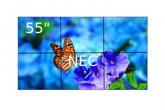Изображение Видеостена 3x2 NEC UN552V 55" (шов: 3,5)