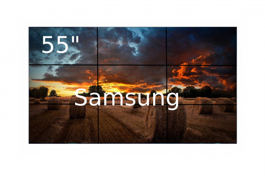 Изображение Видеостена 3x3 Samsung 55" VM55T-U