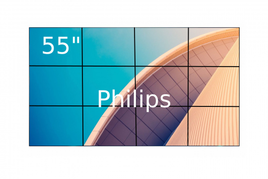 Изображение Видеостена 4x3 Philips 55" 55BDL2005X/00