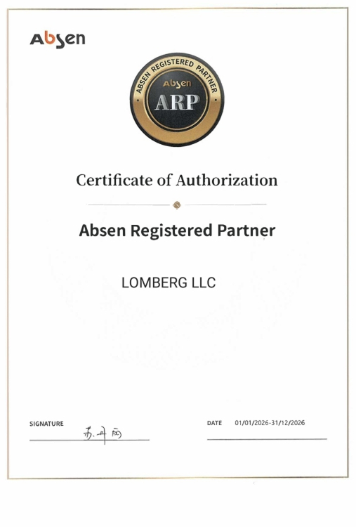 Сертификат Absen