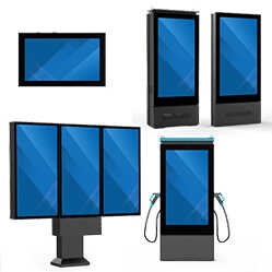Яркие Outdoor LCD дисплеи для наружной рекламы