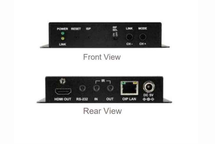  Фото декодер av over ip  lumens oip-d40d - фото 2