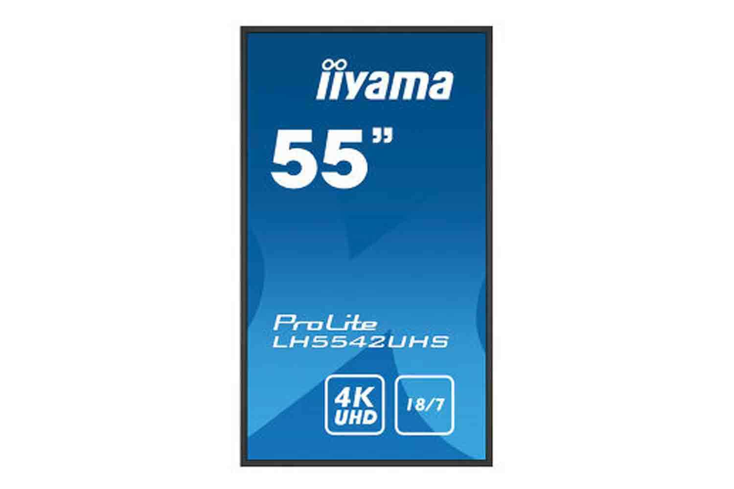  Фото информационный дисплей iiyama 55" lh5542uhs-b3 - фото 2