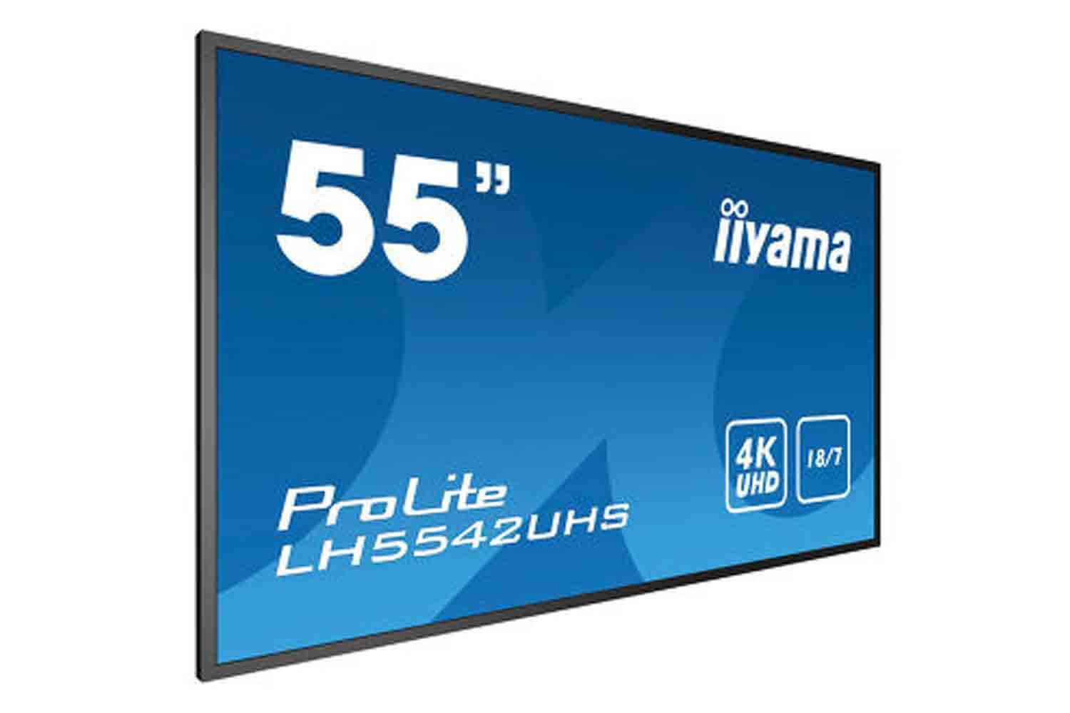  Фото информационный дисплей iiyama 55" lh5542uhs-b3 - фото 3