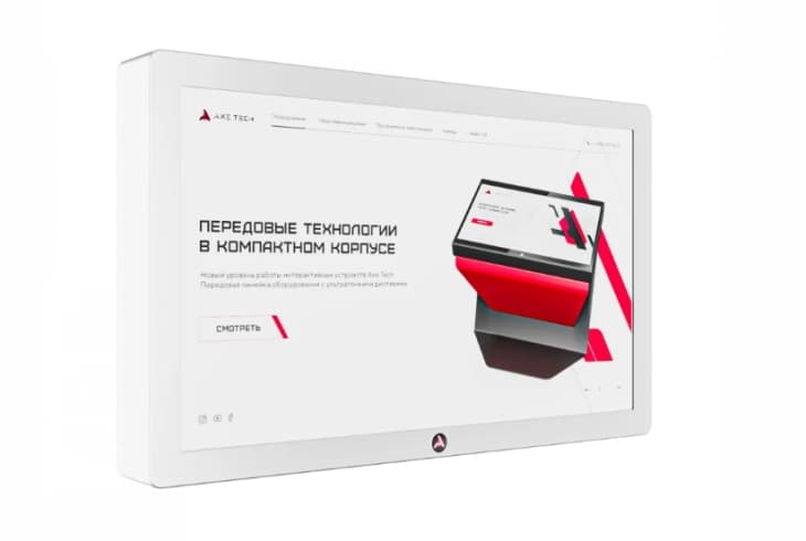  Фото интерактивная панель 55" axetech горизонт (horizon) - фото 2