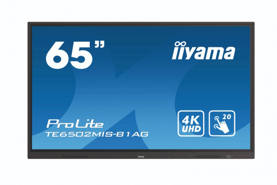 Фото интерактивная панель iiyama 65" te6502mis-b1ag - фото 1
