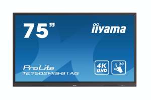  Фото интерактивная панель iiyama 75" te7502mis-b1ag - фото 1