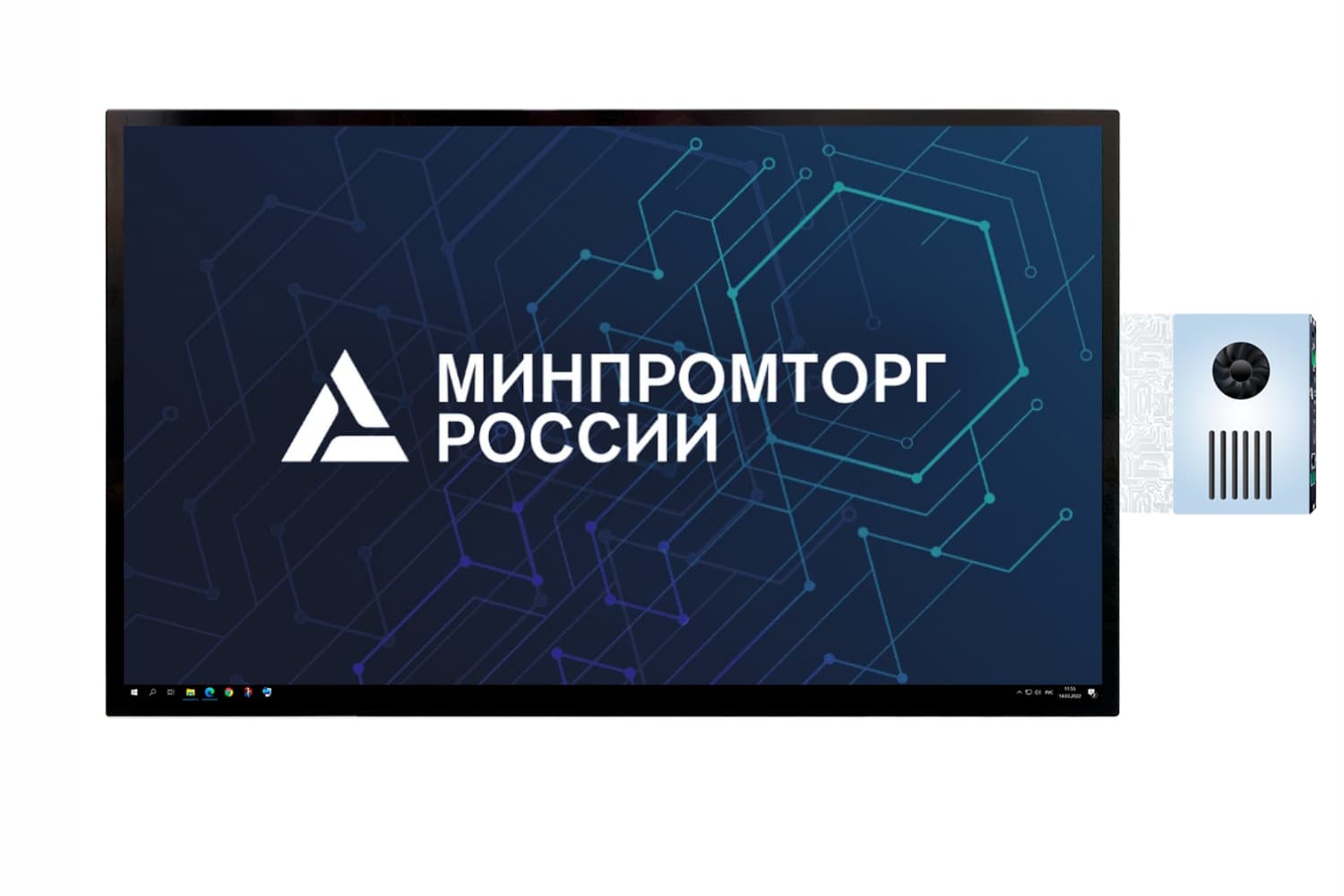  Фото интерактивный комплекс с ops 65" nextouch nextpanel 65s 65skr203aa-w1 - фото 1