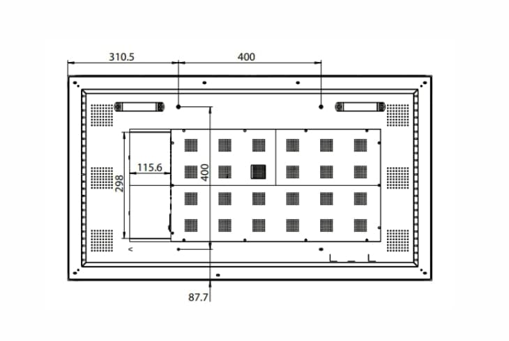  Фото панель для видеостены hisense 46" 46vw25e - фото 2