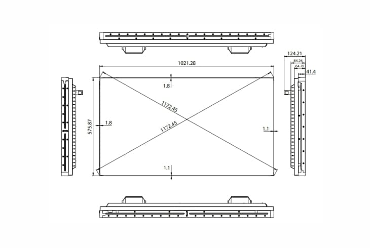  Фото панель для видеостены hisense 46" 46vw25e - фото 4