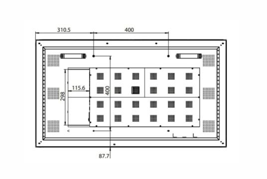  Фото панель для видеостены hisense 55" 55vw25e - фото 4
