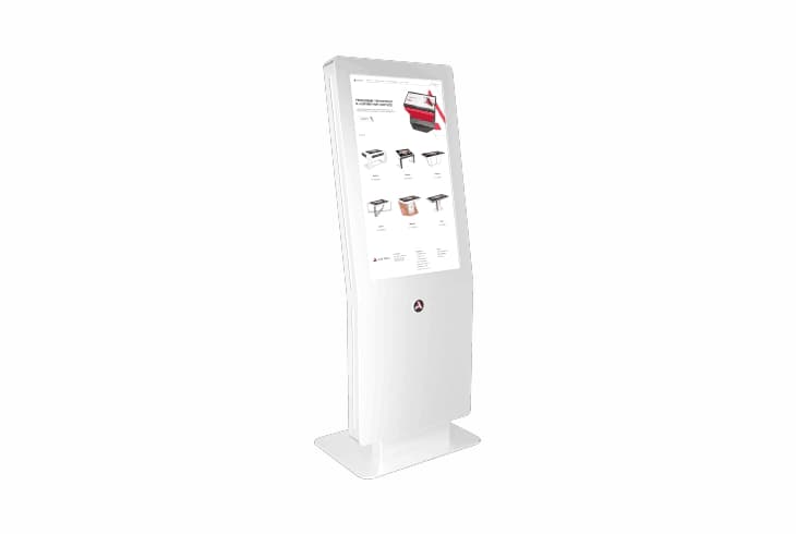  Фото сенсорный киоск 50" axetech очаг grate - фото 3