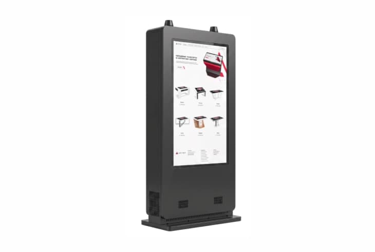  Фото сенсорный киоск для улицы двухсторонний 32" axetech apache - фото 2