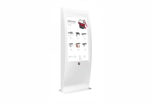  Фото сенсорный киоск для улицы двухсторонний 32" axetech stone - фото 3