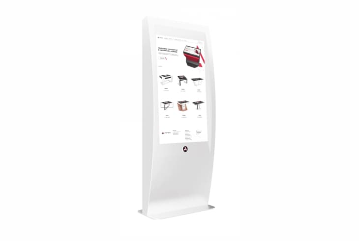  Фото сенсорный киоск для улицы двухсторонний 32" axetech stone - фото 3