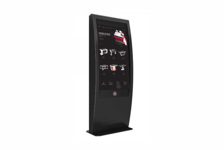  Фото сенсорный киоск для улицы двухсторонний 65" axetech stone - фото 4