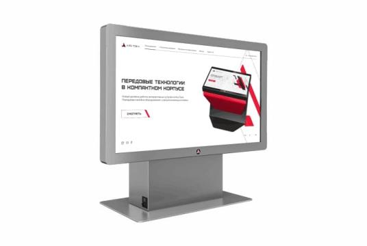  Фото сенсорный стол 43" axetech взлет rise с изменением высоты и угла наклона - фото 5