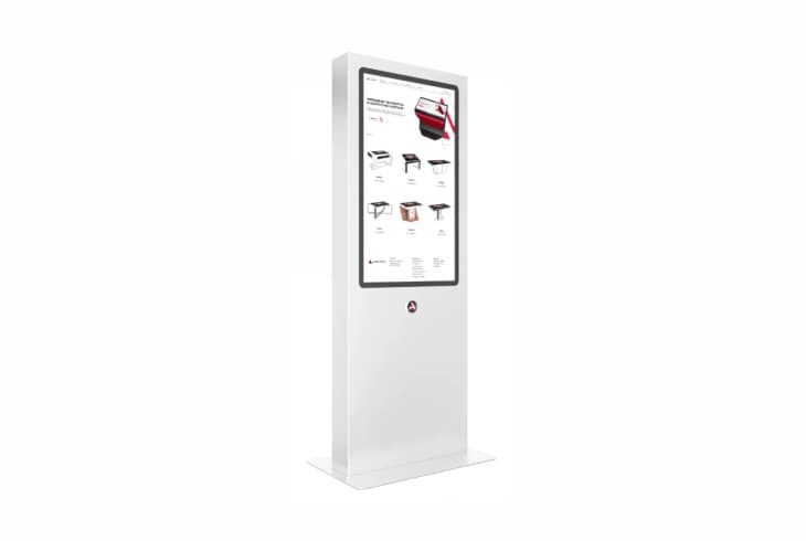  Фото сенсорный уличный киоск 32" axetech реактивный самолет jet - фото 3