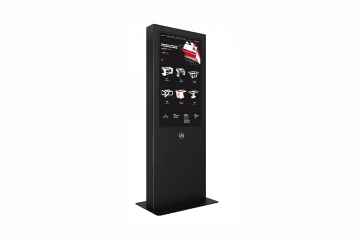  Фото сенсорный уличный киоск 32" axetech реактивный самолет jet - фото 4