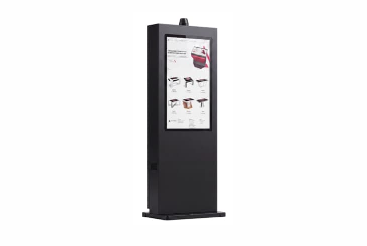  Фото сенсорный уличный киоск 43" axetech реактивный самолет jet - фото 3