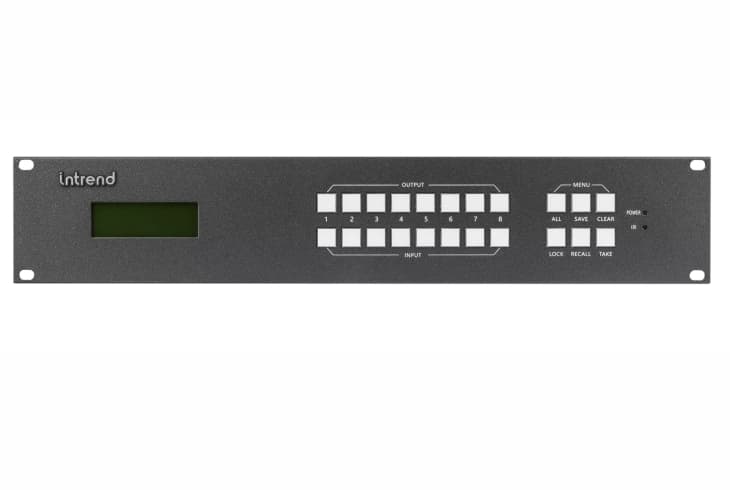  Фото шасси модульного матричного коммутатора intrend itmms-8x8 - фото 2