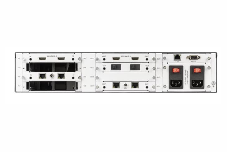  Фото шасси модульного матричного коммутатора intrend itmms-8x8 - фото 3