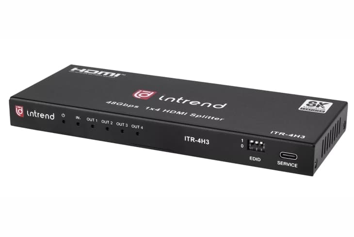  Фото усилитель-распределитель intrend itr-4h3 hdmi 1:4 - фото 3