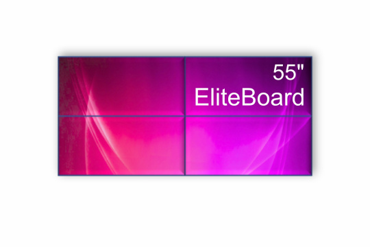 Фото видеостена 2x2 eliteboard 55" be-55d7 - фото 1