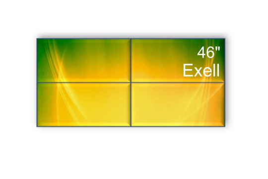  Фото видеостена 2x2 exell 46" expd-wa46ab05 - фото 1
