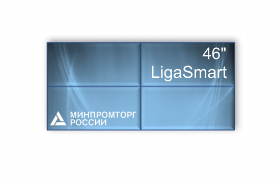  Фото видеостена 2x2 ligasmart 46" v 46.32 - фото 1