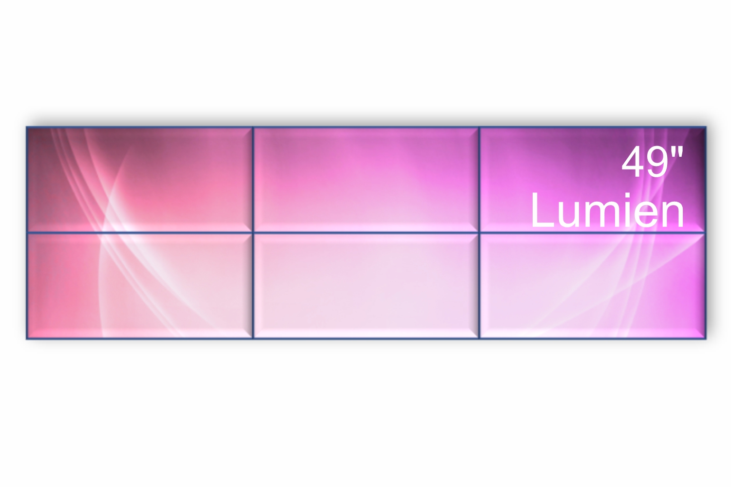  Фото видеостена 3x2 lumien 49" lvw4935ll - фото 1
