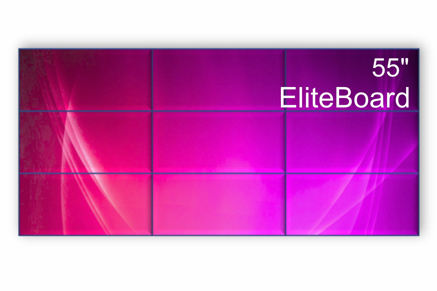  Фото видеостена 3x3 eliteboard 55" ba-55d5 - фото 1