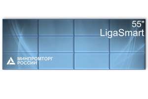 Изображение Видеостена 4x3 шов 1.8 LigaSmart 55" V 55.43