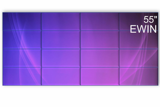  Фото видеостена 4x4 ewin 55" bt55l - фото 1