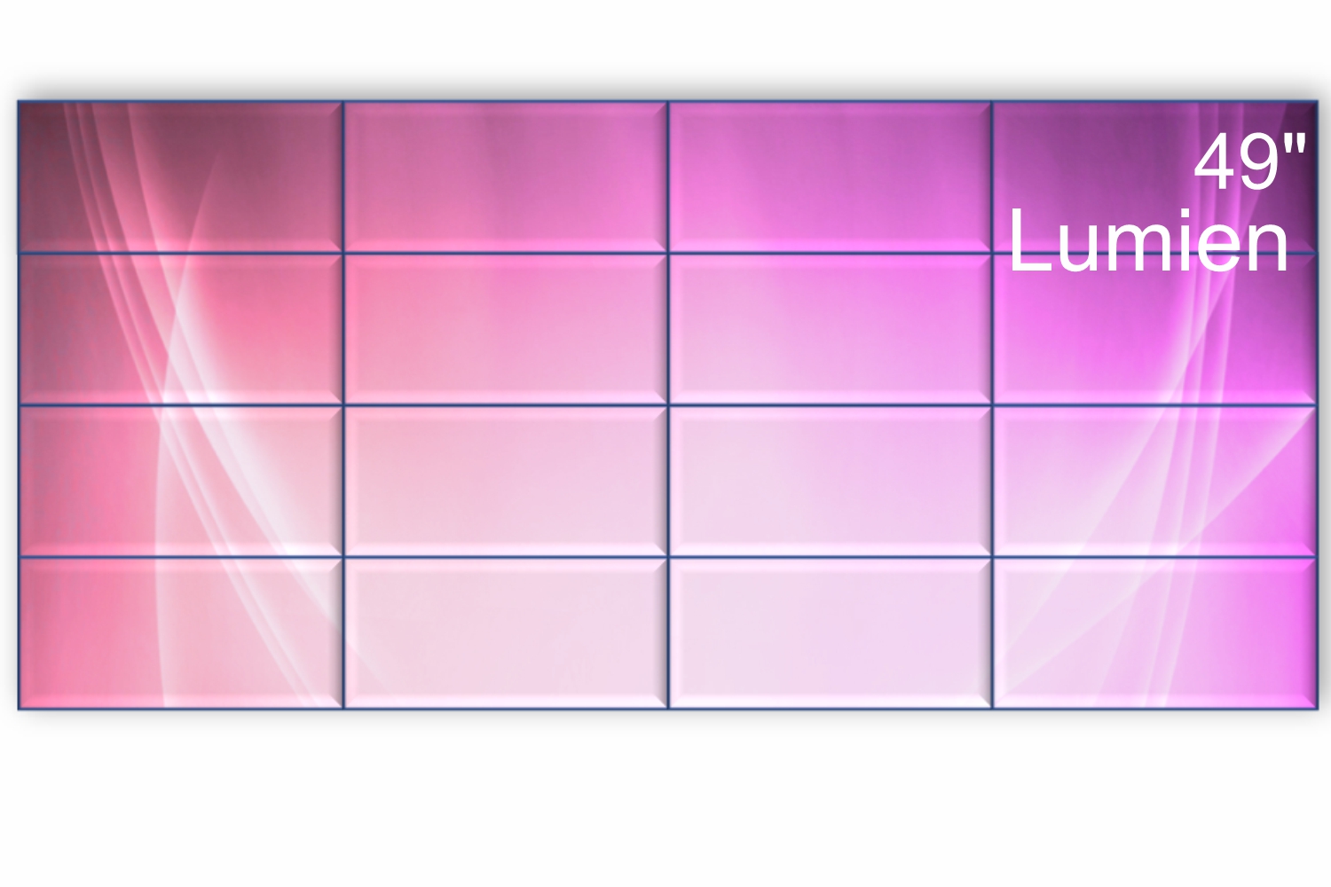  Фото видеостена 4x4 lumien 49" lvw4935ll - фото 1