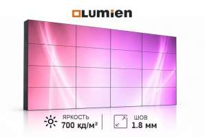 Изображение Видеостена 4x4 Lumien 55" LVW5518LH
